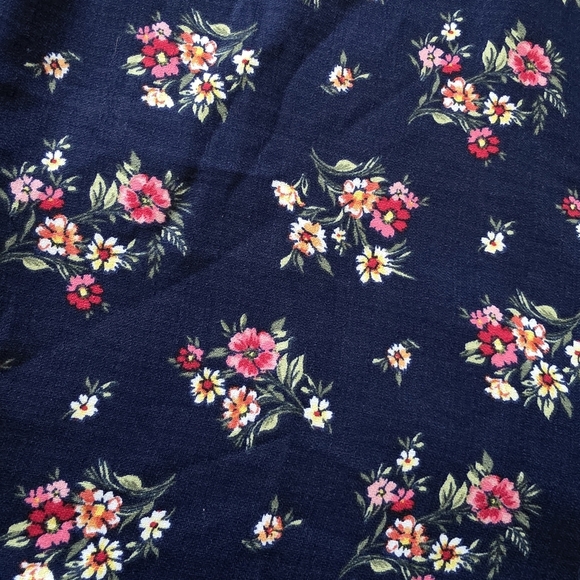 White Birch Floral Racer Back Tank, Size Medium - Picture 4 of 4